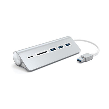 satechi 3-port usb 3. hub w/ card reader